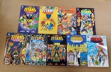 9 Lot New Teen Titans Vol. 1 2 3 4 5 6 7 8 9 DC Comics Nightwing Raven OOP picture