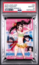2015 LOVE LIVE JPN WAFER 3 #09 NICO YAZAWA PSA 10 picture
