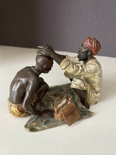 Rare antique cold painted Vienna bronze by or attributed to Franz Bergmann picture