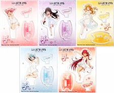Puella Magi Madoka Magica Acrylic Stand Set of 5 Limited Edition Character Card picture
