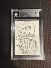 2024 Topps Chrome Marvel 60th Daredevil Frank Miller Sketch Auto Card 1/1. BGS 7 picture