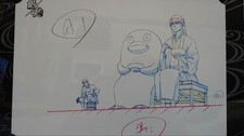 Gintama Original Art Ginreproduction Kato and Elizabeth Anime Print, 14+ picture
