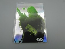 Star Wars topps trading card foil 2015 #F-3 Chewbacca journey force awakens Mint picture