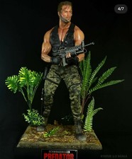 PREDATOR ARNOLD 1:3 statue Custom Autograph Nt Alien Cinemaquette+ Sideshow Book picture