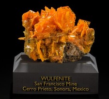 Wulfenite & Mimetite Fine Mineral Specimen - San Francisco Mine, Sonora, Mexico picture