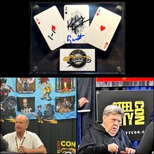 Kelsey Grammer Fraiser & George Wendt 1 of 1 Signed Cheers Signed Playing Cards picture