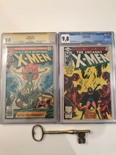 X-Men #101 & 134 CGC 9.8 WP SS Signed Stan Lee; Origin 1st Phoenix & Dark Phx picture