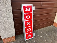 RARE 1980’s HONDA DEALER SIGN SHOWROOM GARAGE ILLUMINATED SIGN picture