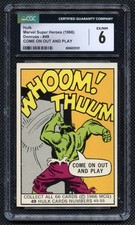1966 Donruss Marvel Hulk Rookie #49 CGC 6 Corrected Full Yellow Letters Variant picture
