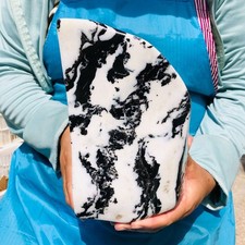 8.97LB Top Natural zebra stone crystal Reiki mineral specimen healing 1964 picture