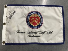 Superb, Donald J. Trump Signed Trump National Golf Club, Bedminster, Flag, 2009 picture