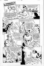 RARE NEIL GAIMAN SANDMAN #54 PAGE ORIGINAL ART BY Mike Allred Michael Madman picture