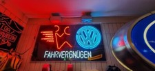 Original Vintage Volkswagon fahrvergnugen VW Dealership Sign - Not Ford chevy picture