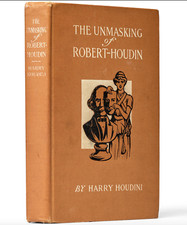 Houdini, Harry. (1874-1926) The Unmasking of Robert-Houdin - SIGNED picture