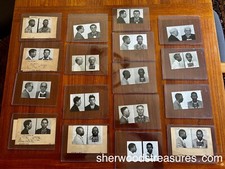 17 CLEVELAND ORGANIZED CRIME FAMILY MUG SHOT LOT 1950s BOOKIES GAMBLING MAFIA picture