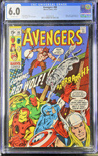 AVENGERS 80 CGC 6.0 RED WOLF FIRST APPEARANCE OFF-WHITE PAGES NICE CPR CANDIDATE picture