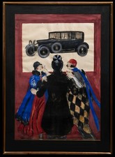 Original Poster Model - Leonetto Cappiello - Studebaker Automobile - 1924 picture