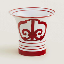 NEW HERMES BALCON DU GUADALQUIVIR LARGE VASE #P011054P BRAND NIB FRENCH F/SH picture