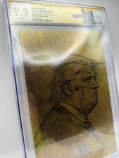 🇺🇸 Donald Trump Amazing 1st Ever Edition CGC Signed 9.9 COVID SUPER RARE🤯 picture