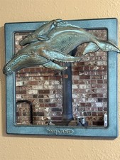 Robert Wyland Humpback Whales mirror, limited edition numbered picture