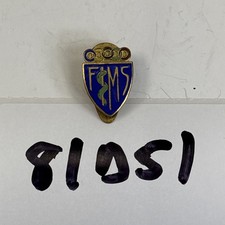 FIMS Olympic Rings Federazione Medico Sportiva Italiana Badge Pin-Back 81D51 picture