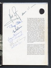 Autograph Book Neil Armstrong 10/10 Signature 22 More HQ Autos 10/12 Moonwalkers picture