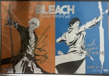 Bleach Poster Signed By MASAKAZU MORITA & NORIAKI SUGIYAMA Shonen Jump Store picture