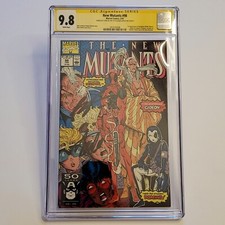 New Mutants #98 CGC SS 9.8 Signed by ROB LIEFELD AND STAN LEE picture