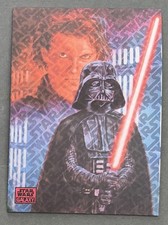 2026 Topps Star Wars Chrome Galaxy #46 WE MEET AGAIN, AT LAST Red Logofractor /5 picture