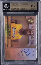2012-13 PANINI GOLD STANDARD MARKS OF GOLD AUTOS #2 KOBE BRYANT BGS 9.5 picture