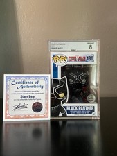 🔥Rare Black Panther Funko Pop signed by Stan Lee. Certified/Authenticated🔥💯 picture