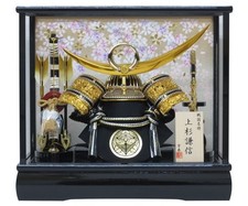 Kyoju May Doll Uesugi Helmet Case 38cm (15in) Japanese Display YN30337GKC picture