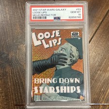 2021 Star Wars Galaxy Chrome Loose Lips PSA 10 #53 ATOMIC Vader /50  picture