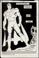 Superman #22 Title splash art by John Byrne picture