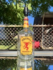 FireBall Cinnamon Whiskey Up Cycled Lamp Great Decoration Refurbished picture