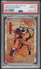 KAYOU Naruto   *POP 1* NRCCNA EN Naruto Uzumaki 🔹XR-SHINING #001L5 PSA 10 17/99 picture