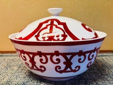 Hermes Balcon du Guadalquivir Soup tureen Porcelain Tableware Box Unused. picture