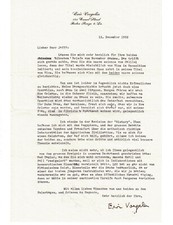 Eric Voegelin Philosopher 1952 Typed Signed Letter LSU Gay Scandal Resign LGBTQ picture