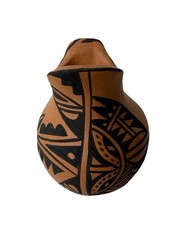 REYES MADALENA Jemez Pueblo Mini Pitcher Native American VTG 3”L picture