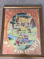 RARE Snow White & the Seven Dwarfs Movie Poster picture