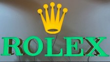ROLEX Dealer Sign - BETTER Swiss Watch Store Sign Rare Find - SUB-MARINER-BEST picture