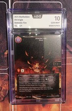 Blood Heroes Origin 1st / Demonic Fire 1/1 (One Of A Kind) AOG 10 picture