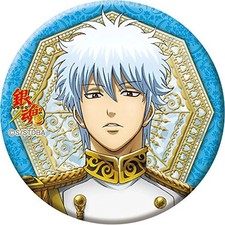 Gintama Badges SakatGinki Can Badge Galactic Samurai Legend Ver. 75mm picture