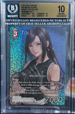 FINAL FANTASY TCG DREAMLIKE OCEANS FULL ART FOIL TIFA 28-013L BGS 10 PRISTINE picture