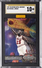 1997-98 SKYBOX: METAL UNIVERSE #23 MICHAEL JORDAN SGC 10 PRI picture