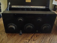 TEXAS ESTATE WWII MARINE 1920's FREED EISEMANN FE-15 RADIO RECEIVER W TUBES picture