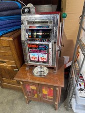 Vintage Mills Sahara Tahoe Slot Machine 10c Works Great picture