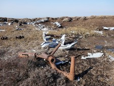 Photo 12x8 Boeing B-17G Flying Fortress tailwheel remains West Hill/NT892 c2019 picture