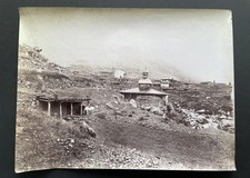 Original photo 1890 Caucasus Mountain Vittorio Sella, old photo Caucasus Mountains picture