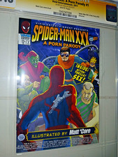 Spider-Man XXX: A Porn Parody #1 - Stan Lee Signature - ONLY ONE TO EXIST picture
